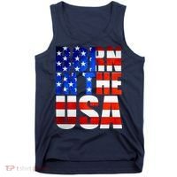 Born In The USA Flag Tank Top thumb 0