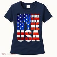 Born In The USA Flag Women's T-Shirt thumb 0