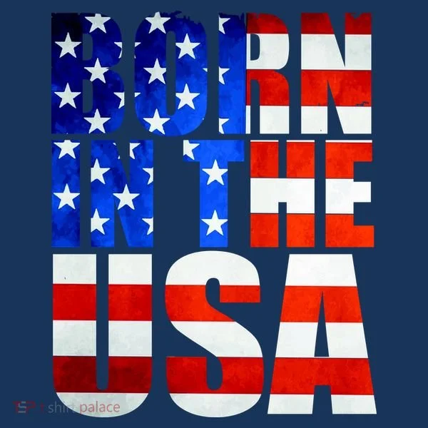 Born In The USA Flag Women's T-Shirt