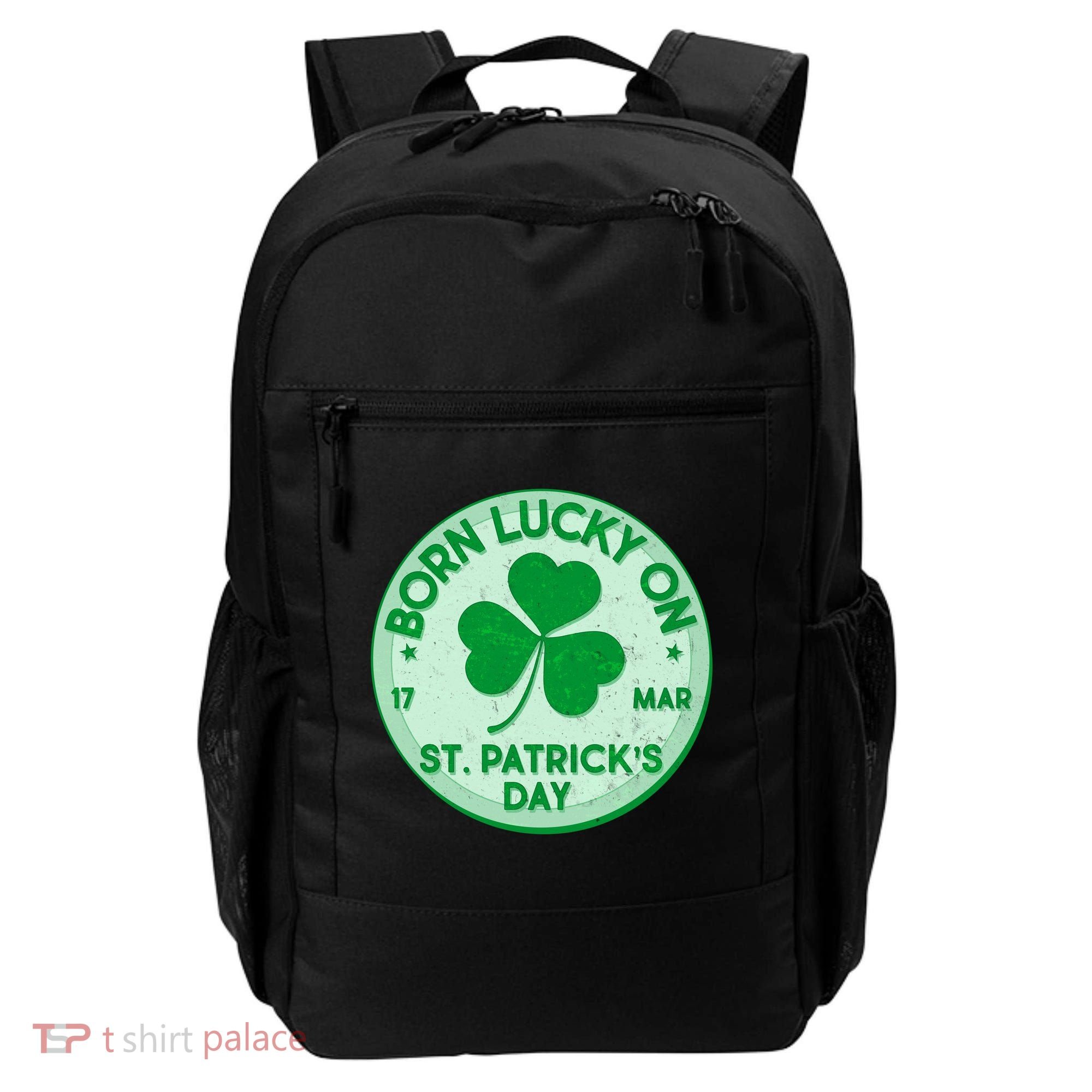 Born Lucky On St. Patrick's Day Backpack