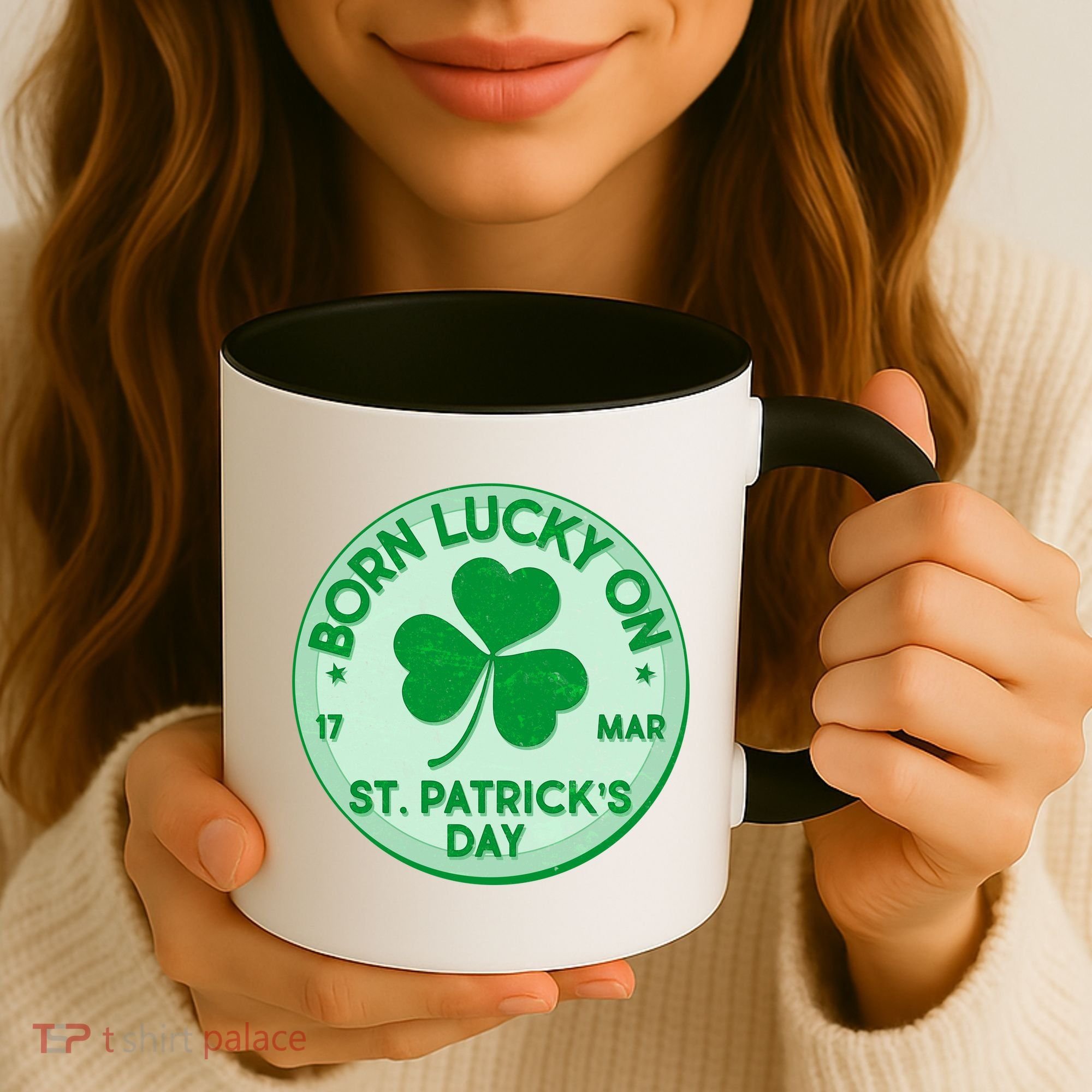 Born Lucky On St. Patrick's Day Coffee Mug