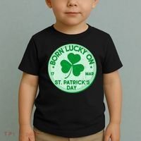 Born Lucky On St. Patrick's Day Toddler T-Shirt thumb 2