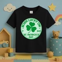 Born Lucky On St. Patrick's Day Toddler T-Shirt thumb 3