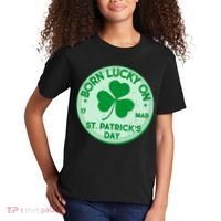 Born Lucky On St. Patrick's Day Kids T-Shirt thumb 2
