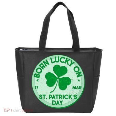 Born Lucky On St. Patrick's Day Tote Bag