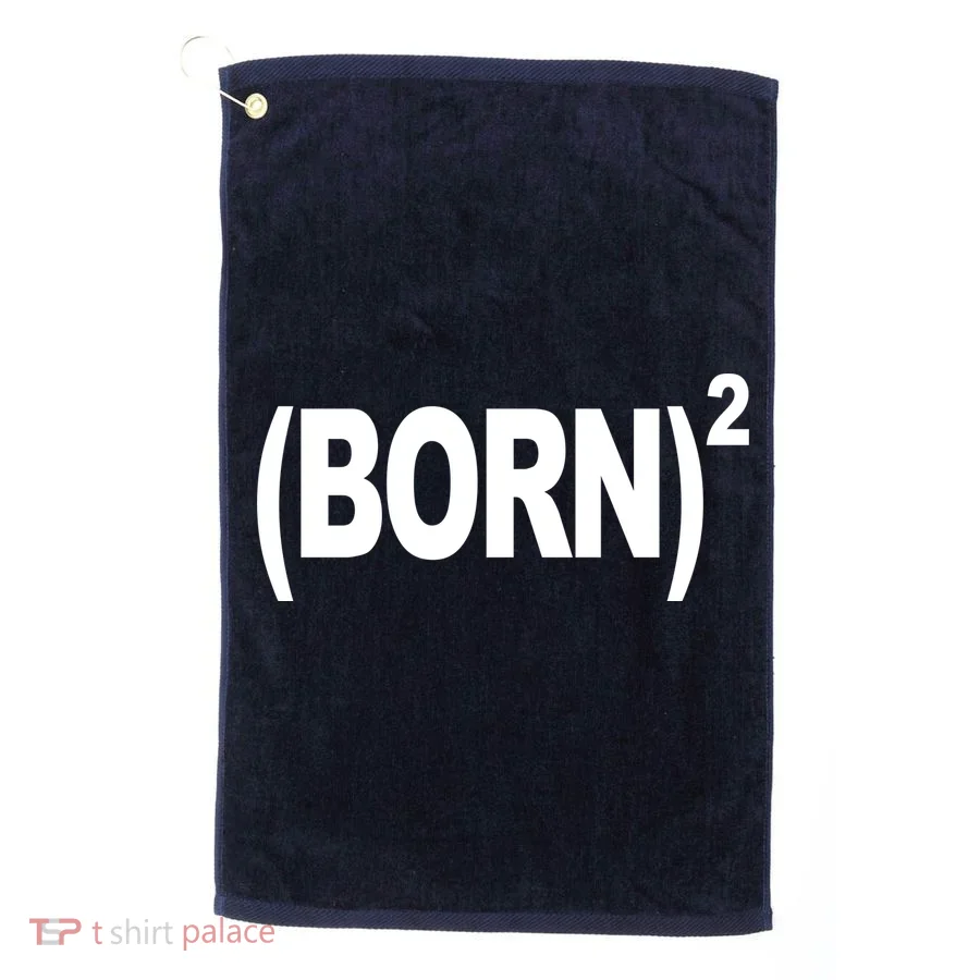 Born squared Golf Towel