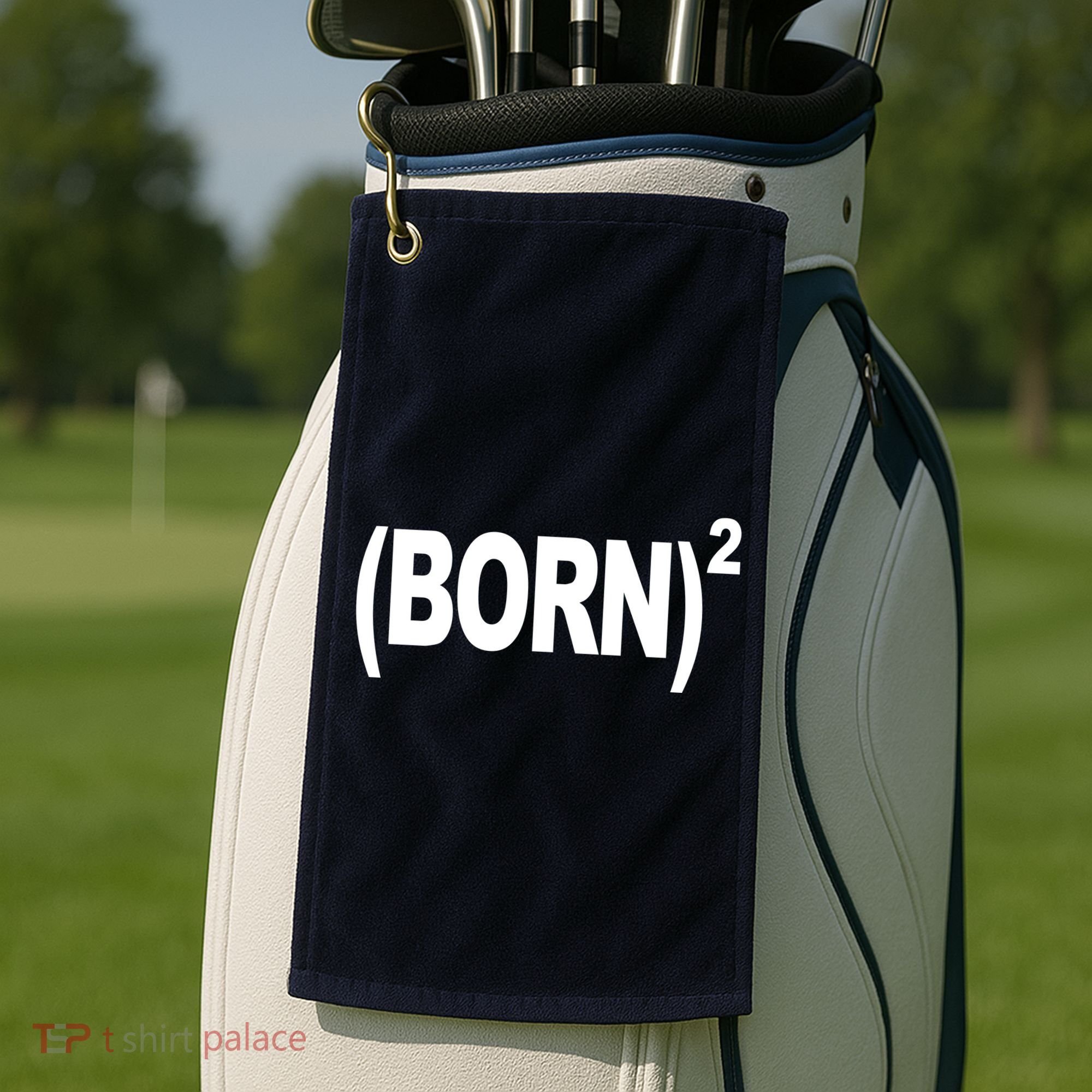 Born squared Golf Towel