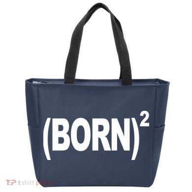 Born squared Tote Bag