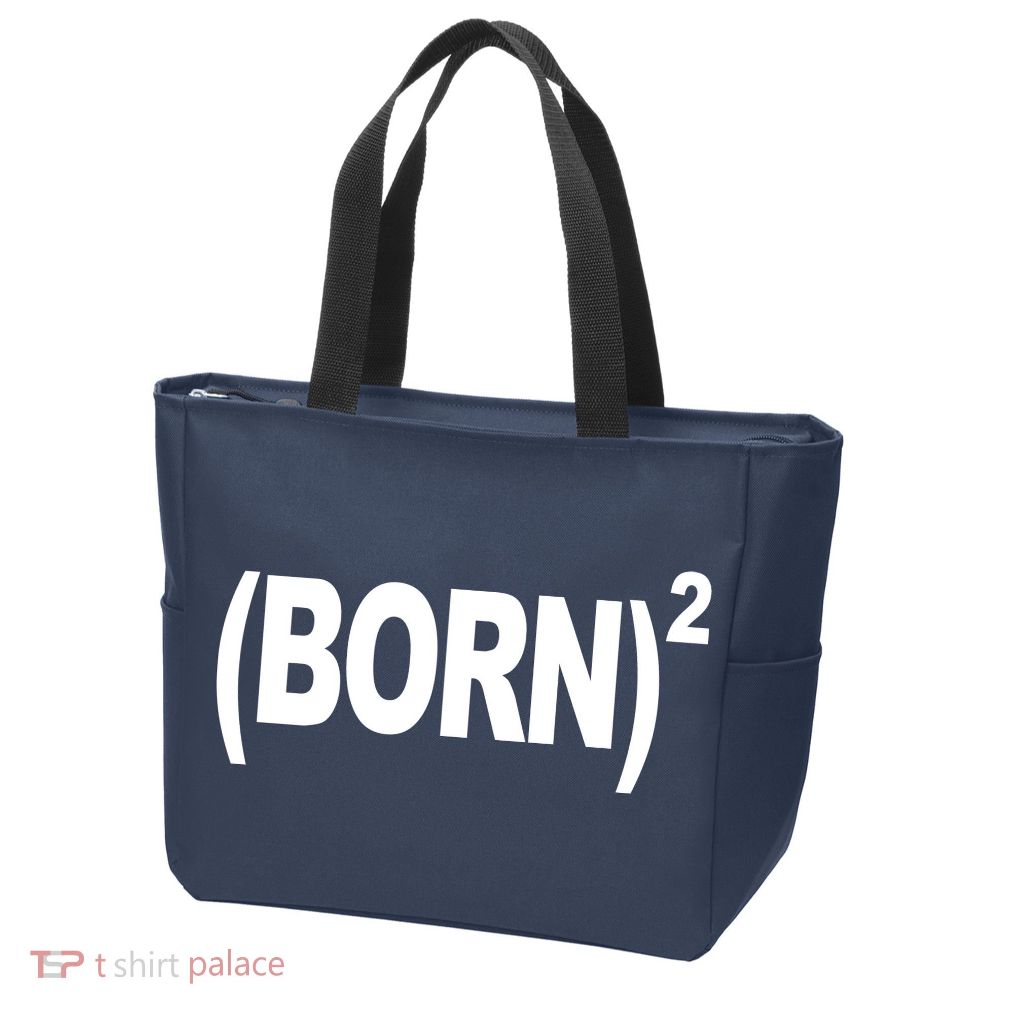 Born squared Tote Bag