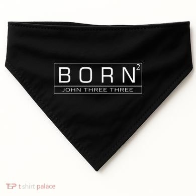 Born Squared Born Again Christian USA-Made Doggie Bandana
