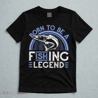 Born To Be A Fishing Legend T-Shirt thumb 5