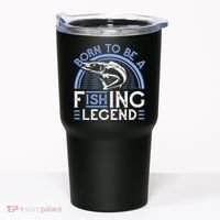 Born To Be A Fishing Legend Tumbler thumb 0