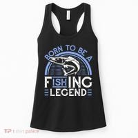 Born To Be A Fishing Legend Women's Tank Top thumb 0