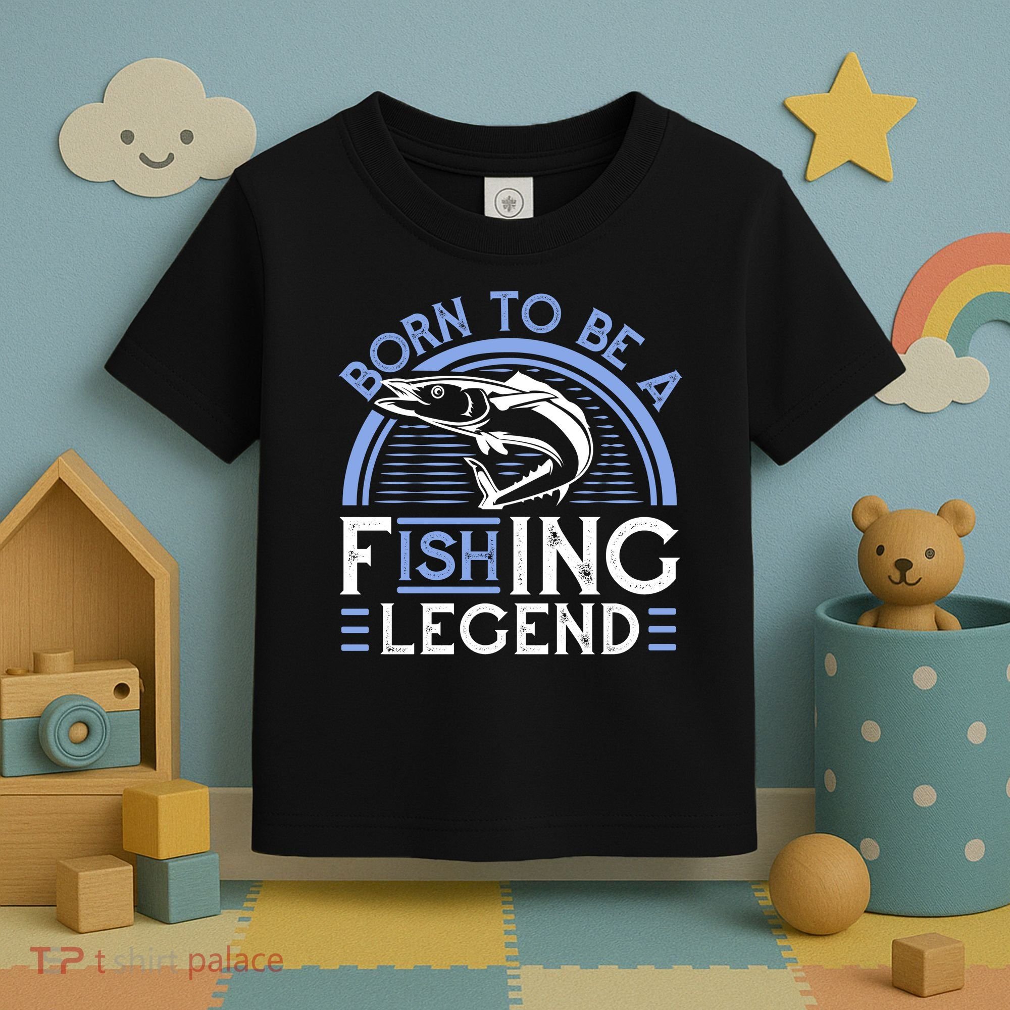 Born To Be A Fishing Legend Toddler T-Shirt