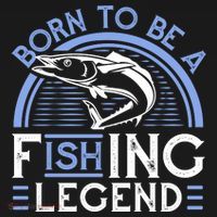 Born To Be A Fishing Legend Kids Sweatshirt thumb 2