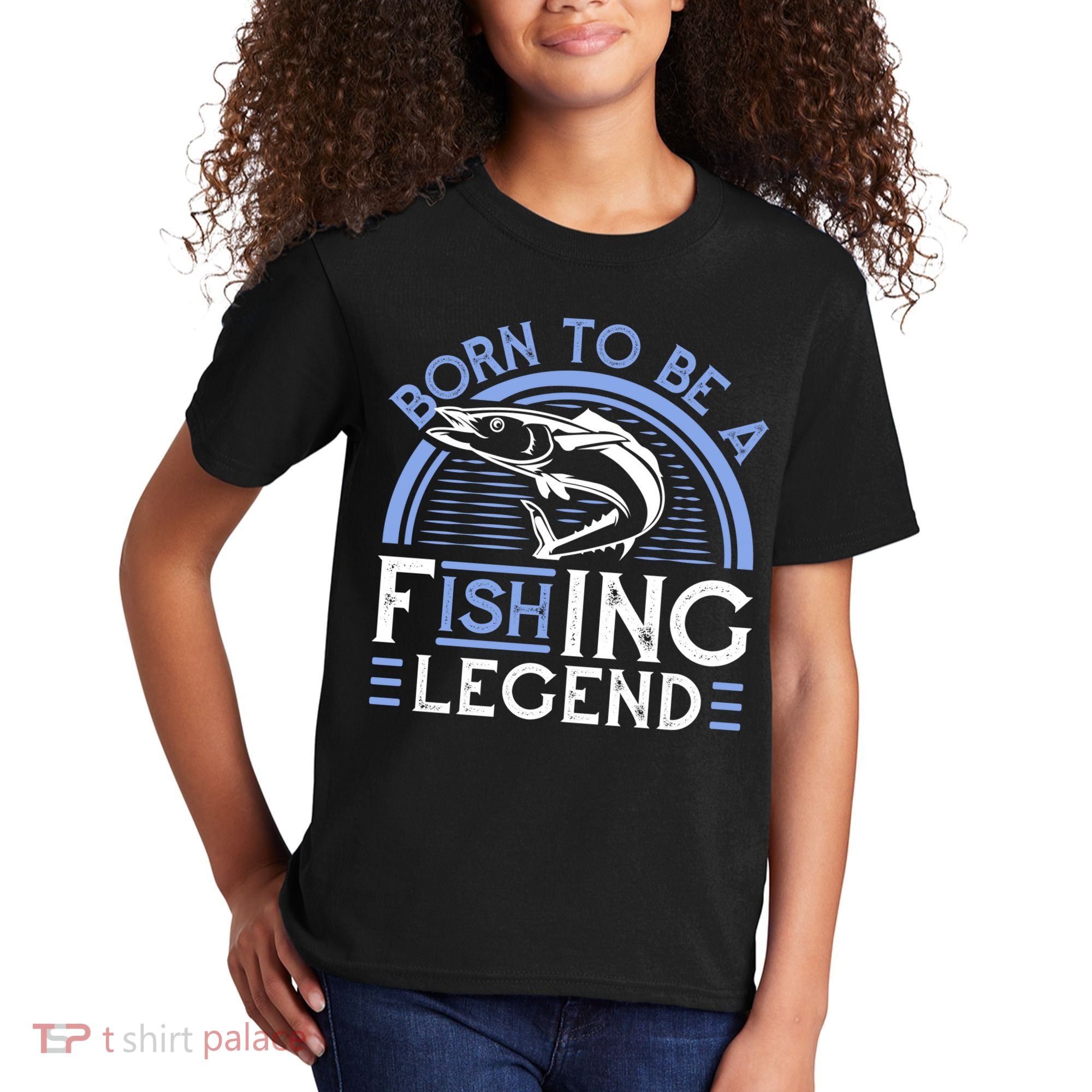 Born To Be A Fishing Legend Kids T-Shirt