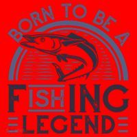 Born To Be A Fishing Legend Santa Hat thumb 1