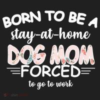 Born To Be A Stay At Home Dog Mom Hat thumb 2
