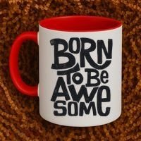 Born To Be Awesome  Coffee Mug thumb 2