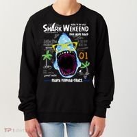 Born To Be Wild - Shark Weekend Slogans Women's Sweatshirt thumb 0