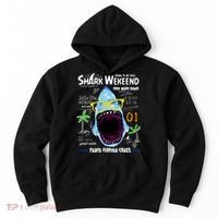 Born To Be Wild - Shark Weekend Slogans Hoodie thumb 0