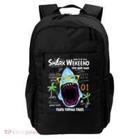 Born To Be Wild - Shark Weekend Slogans Backpack thumb 0