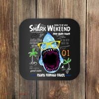 Born To Be Wild - Shark Weekend Slogans Coaster thumb 0