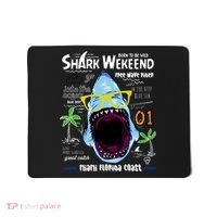 Born To Be Wild - Shark Weekend Slogans Mousepad thumb 0