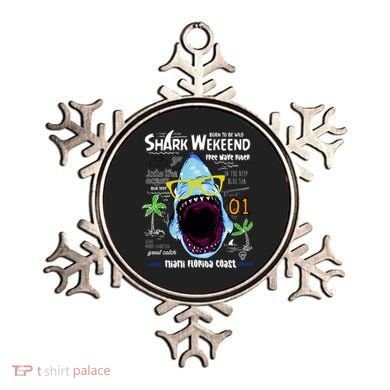Born To Be Wild - Shark Weekend Slogans Ornament