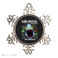 Born To Be Wild - Shark Weekend Slogans Ornament thumb 0