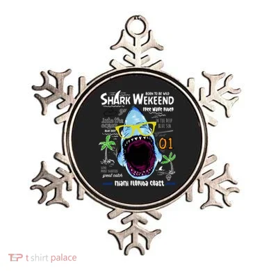 Born To Be Wild - Shark Weekend Slogans Ornament