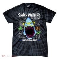 Born To Be Wild - Shark Weekend Slogans Tie-Dye T-Shirt thumb 0