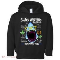 Born To Be Wild - Shark Weekend Slogans Toddler Hoodie thumb 0
