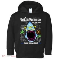 Born To Be Wild - Shark Weekend Slogans Toddler Hoodie thumb 0