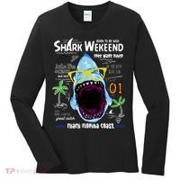 Born To Be Wild - Shark Weekend Slogans Women's Long Sleeve Shirt thumb 0
