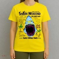 Born To Be Wild - Shark Weekend Slogans T-Shirt thumb 4