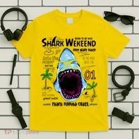 Born To Be Wild - Shark Weekend Slogans T-Shirt thumb 5