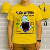 Born To Be Wild - Shark Weekend Slogans T-Shirt thumb 6