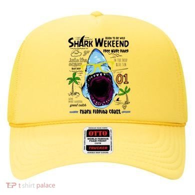 Born To Be Wild - Shark Weekend Slogans Hat