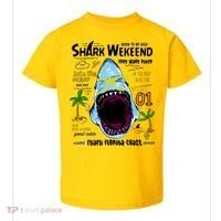 Born To Be Wild - Shark Weekend Slogans Toddler T-Shirt thumb 0