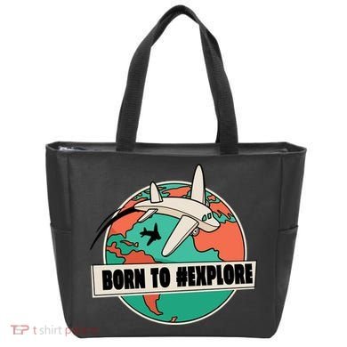 Born To Explore Tote Bag