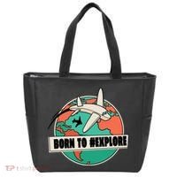 Born To Explore Tote Bag thumb 0