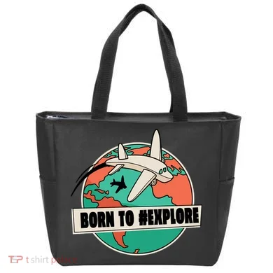 Born To Explore Tote Bag