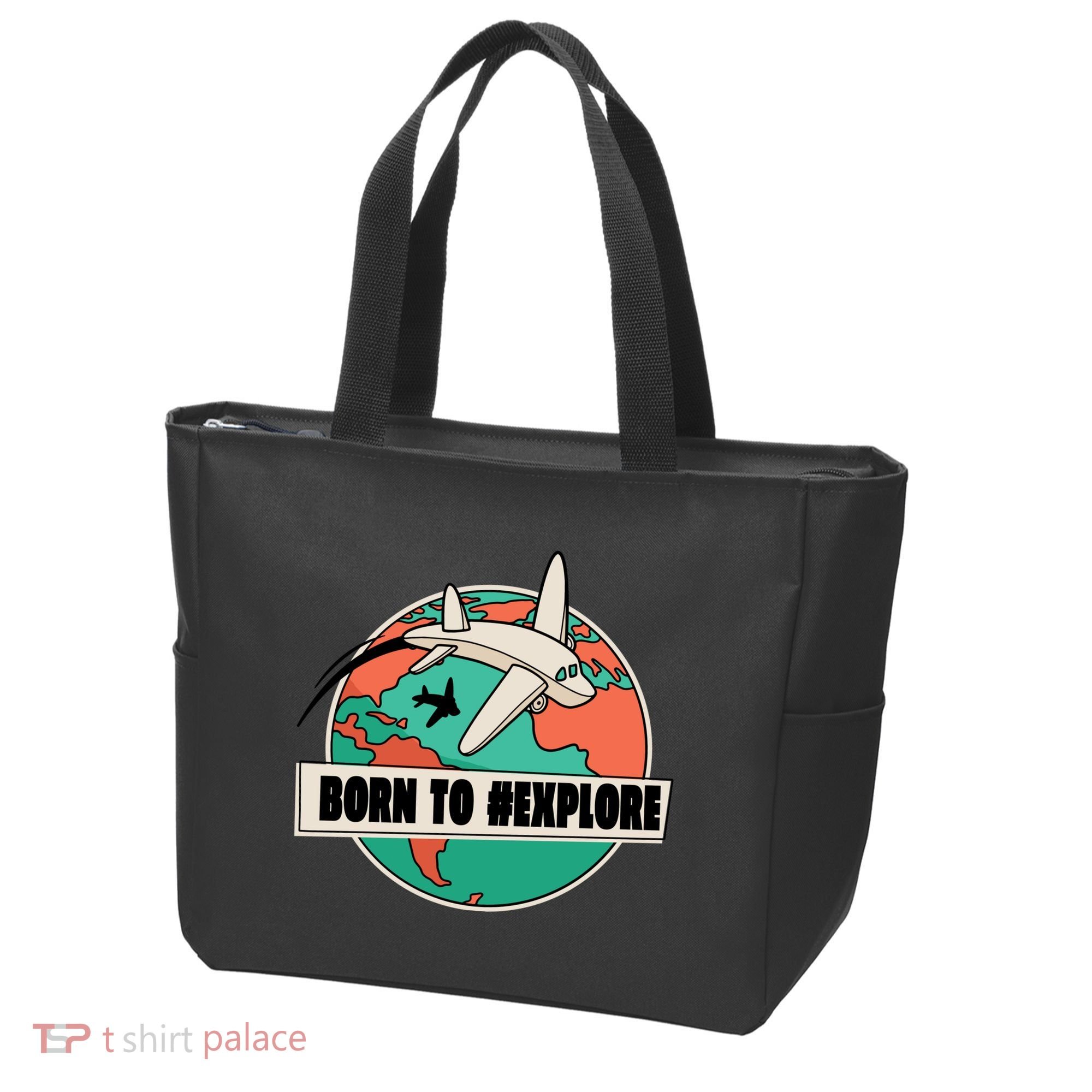 Born To Explore Tote Bag