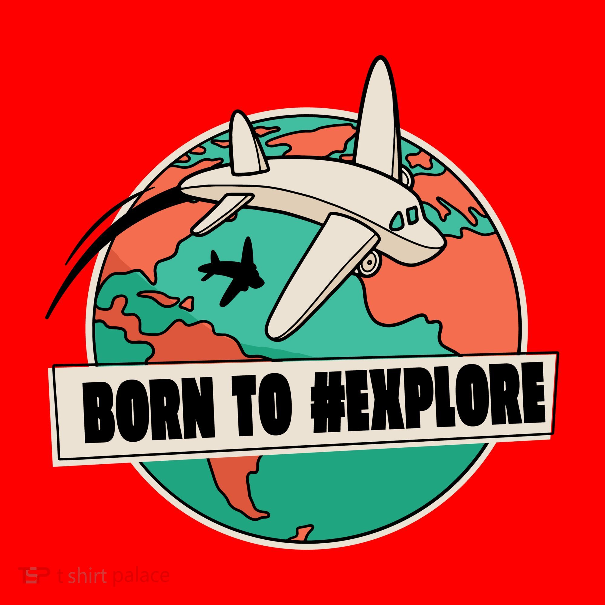 Born To Explore Santa Hat