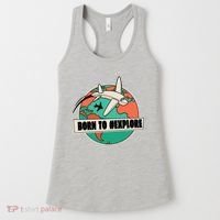 Born To Explore Women's Tank Top thumb 0