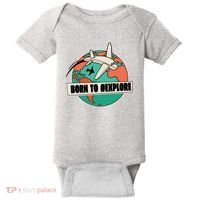 Born To Explore Baby Bodysuit thumb 0