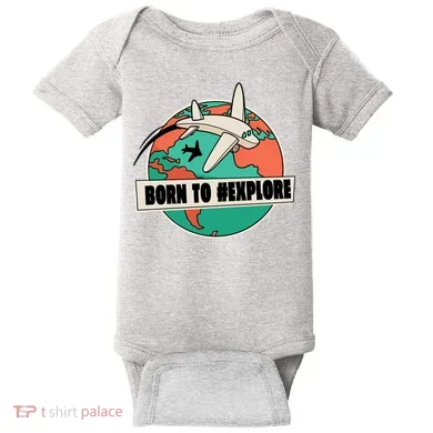 Born To Explore Baby Bodysuit