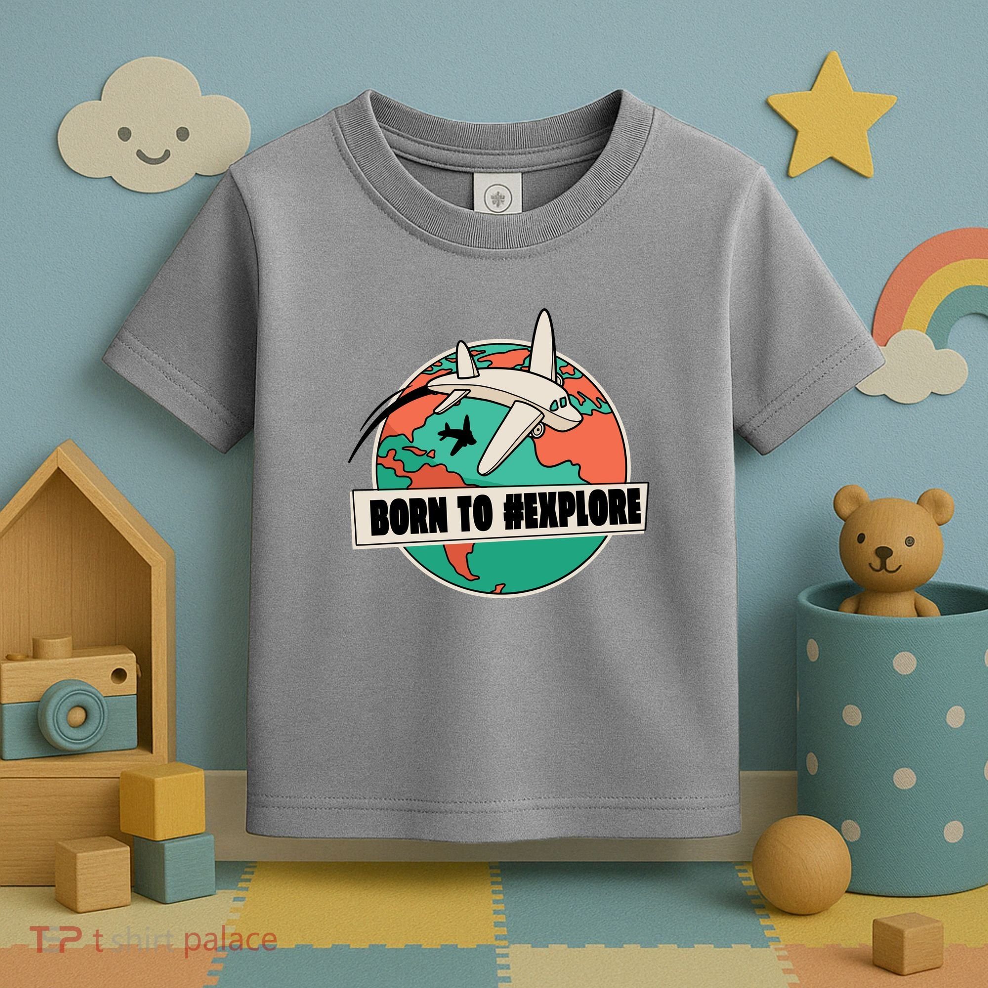 Born To Explore Toddler T-Shirt