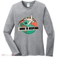 Born To Explore Women's Long Sleeve Shirt thumb 0
